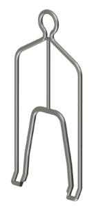 Gancho linha S Inox GCS011BU